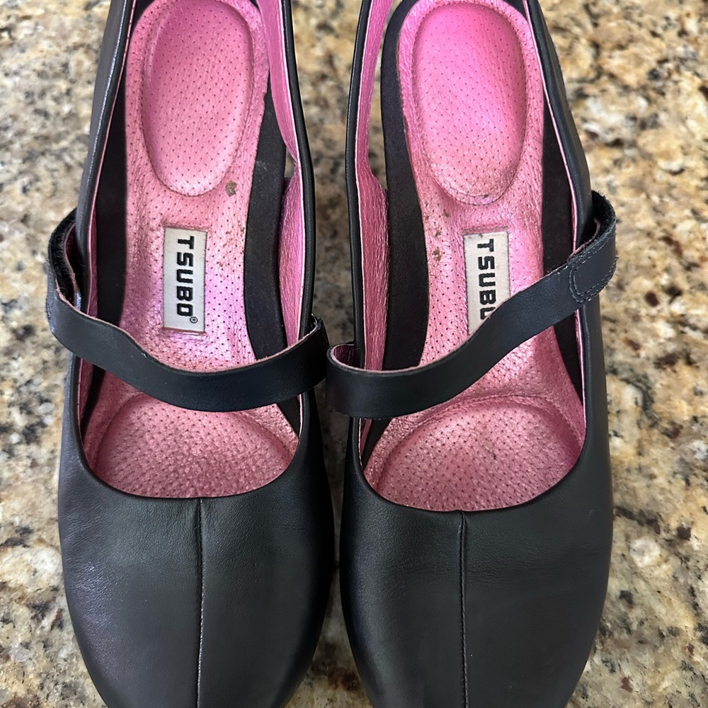 Tsubo Black Mary Jane’s Flats
